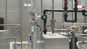 旋進旋渦流量計垂直安裝現(xiàn)場圖