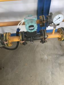 客戶現(xiàn)場安裝的旋進旋渦流量計